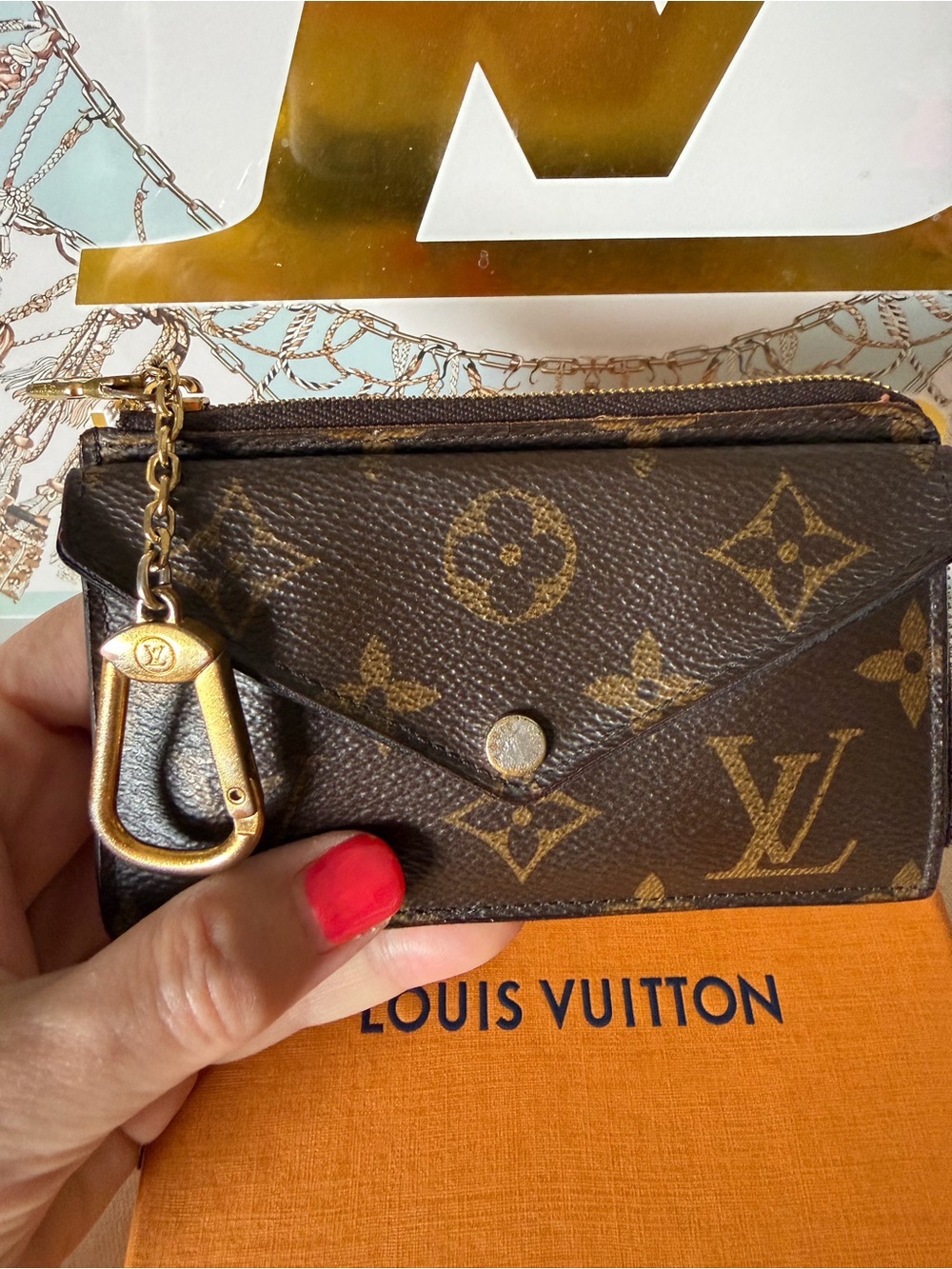 Louis Vuitton Monogram Canvas Recto Verso Card Holder Wallet - Picture 13 of 16